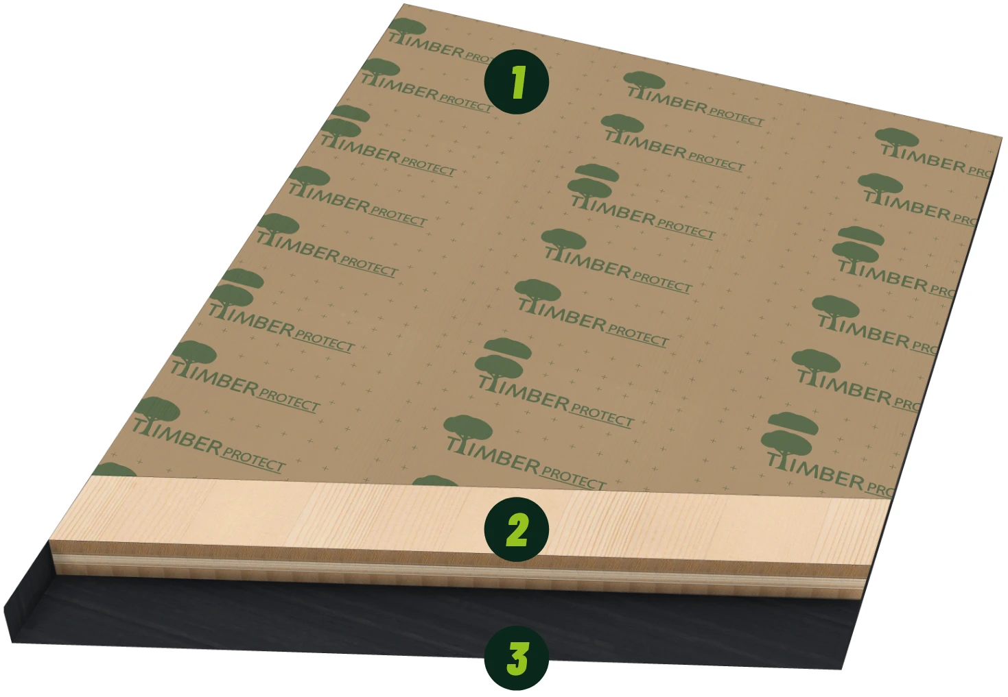 Beispiel-Grafik eines Bodenelements von ECO-TIMBER